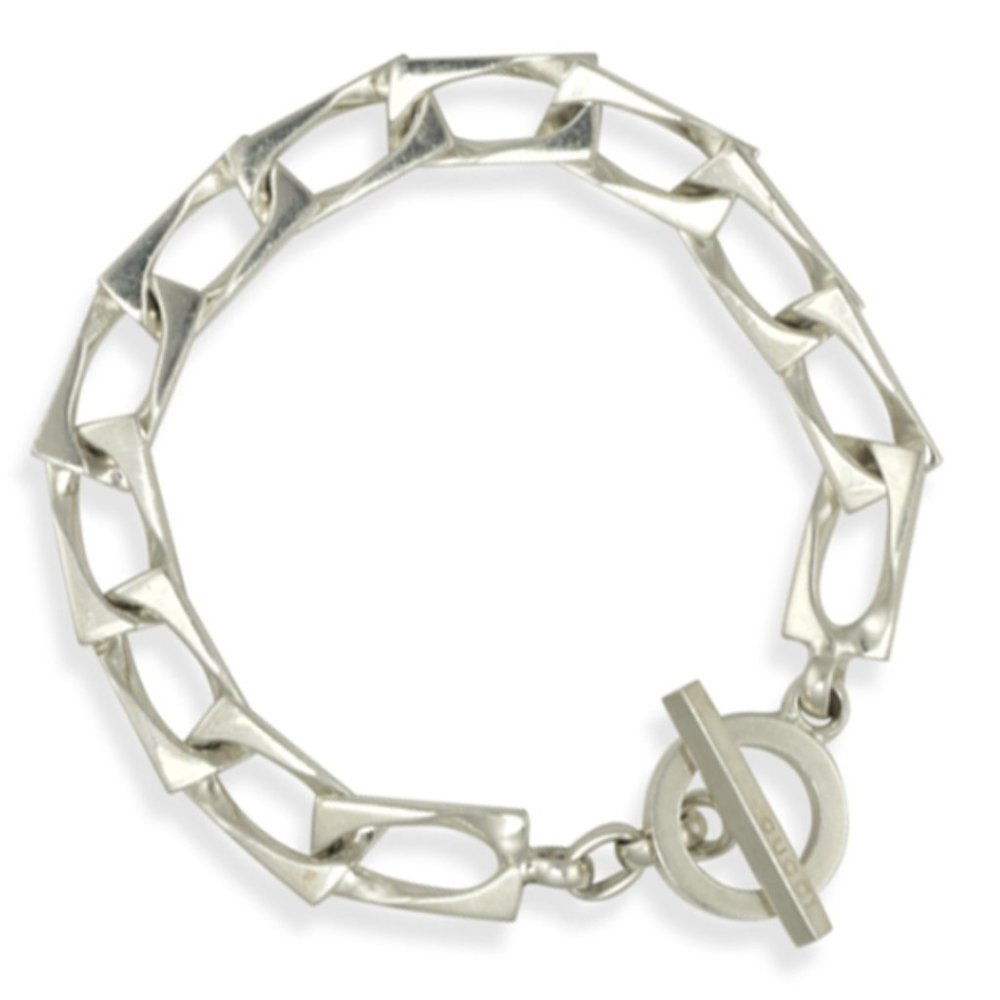 Gucci - Vintage Square Link Toggle Bracelet